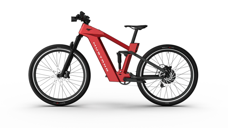 Ford Mustang eBike-E-bikes-Ford-S-Rapid Red-Nature Escape HQ