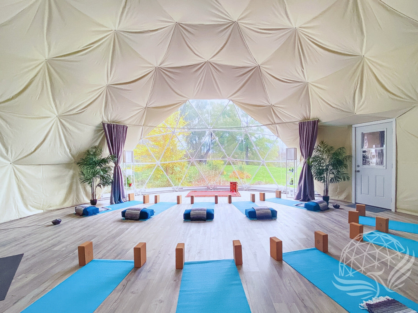 9M Deluxe Glamping Phoenyx Dome, Heavy Frame (White, Sage Green, Desert Beige) Phoenyx Domes