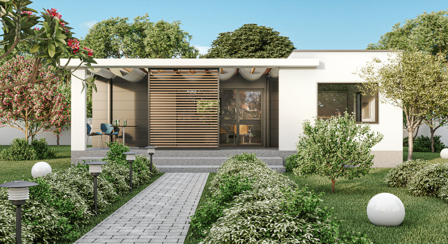 Urbana Casa Uno – 1-Bedroom Luxury Modular Home Offset Living