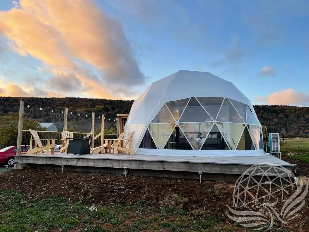 7M Deluxe Glamping Package Phoenyx Domes