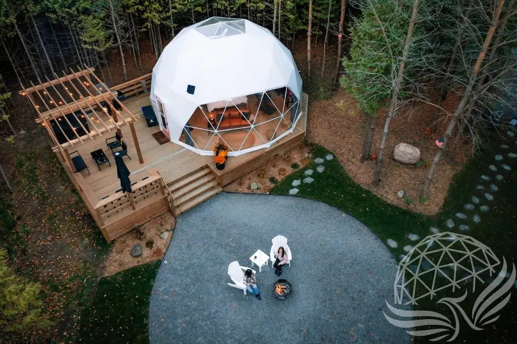 8M Deluxe Glamping Package - MF Phoenyx Domes