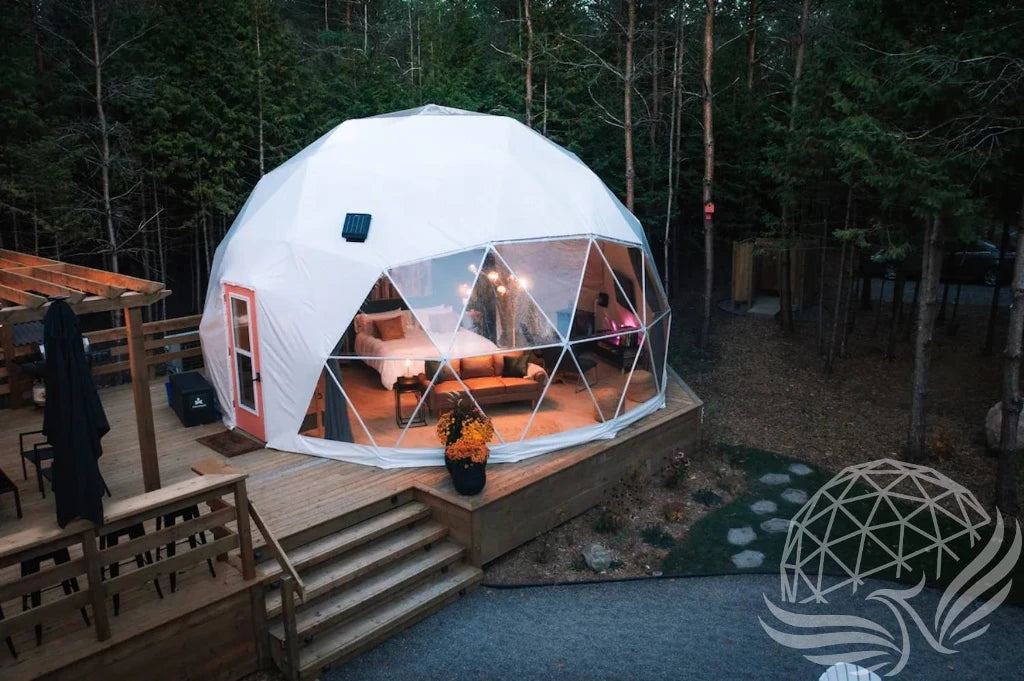 8M Deluxe Glamping Package - MF Phoenyx Domes