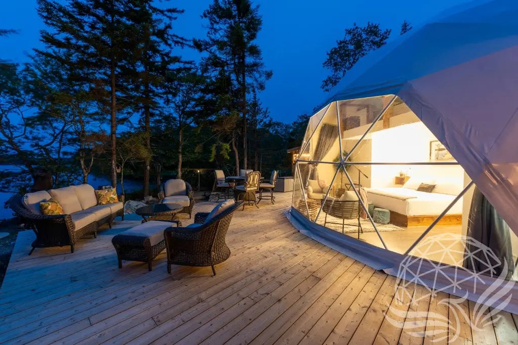 8M Deluxe Glamping Package - MF Phoenyx Domes