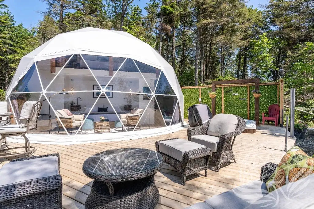 8M Deluxe Glamping Package - MF Phoenyx Domes