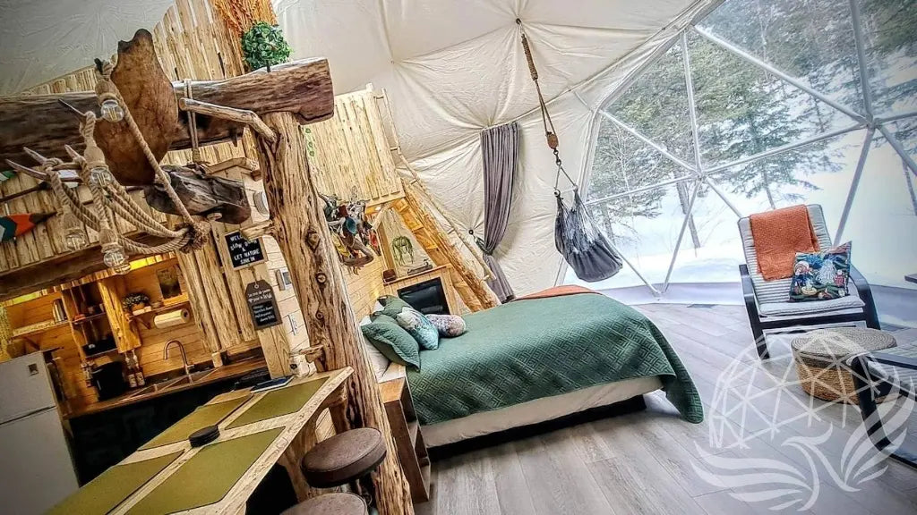 8M Deluxe Glamping Package - MF Phoenyx Domes