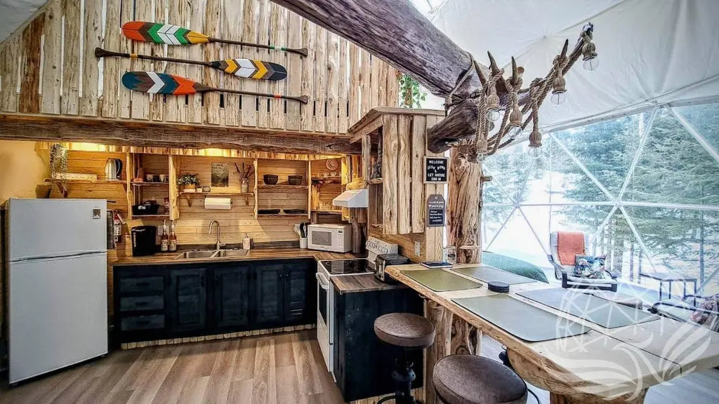 8M Deluxe Glamping Package - MF Phoenyx Domes