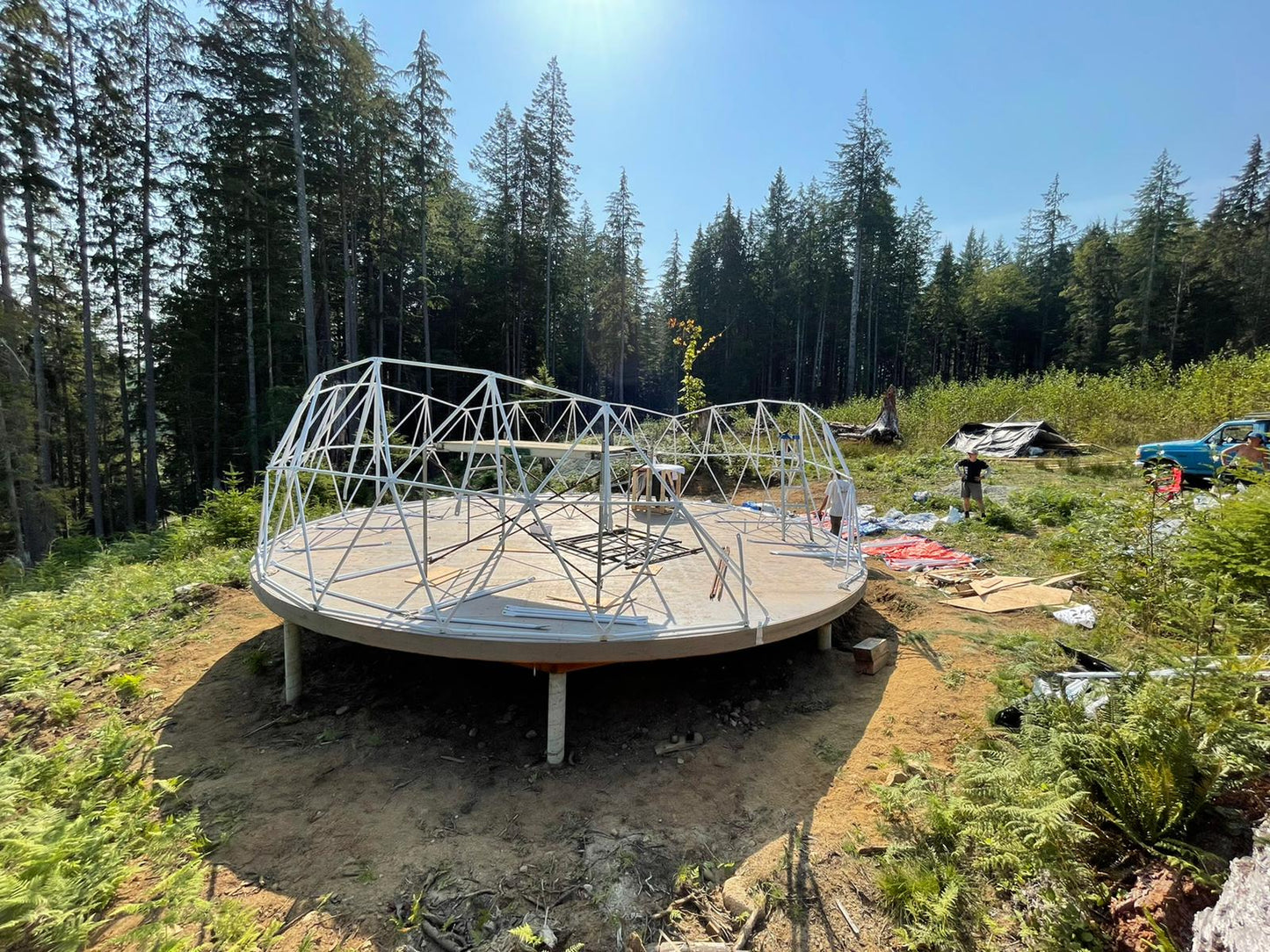 9M Deluxe Glamping Phoenyx Dome, Heavy Frame (White, Sage Green, Desert Beige) Phoenyx Domes