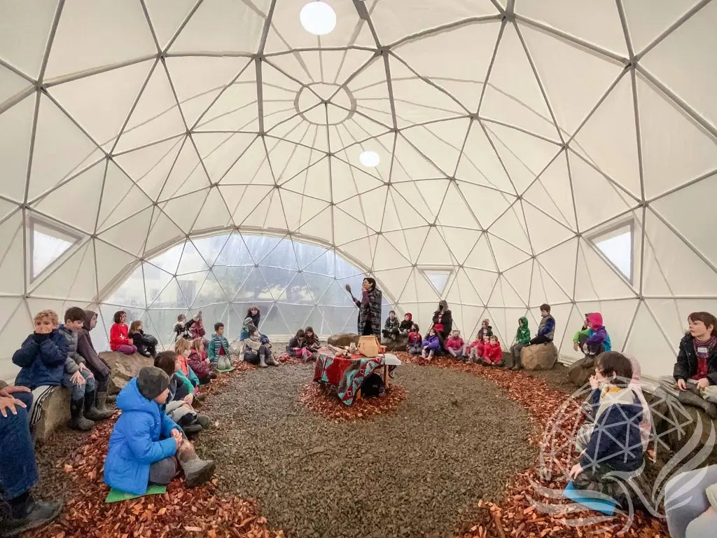 9M Deluxe Glamping Phoenyx Dome, Heavy Frame (White, Sage Green, Desert Beige) Phoenyx Domes