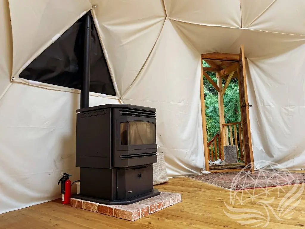 9M Deluxe Glamping Phoenyx Dome, Heavy Frame (White, Sage Green, Desert Beige) Phoenyx Domes