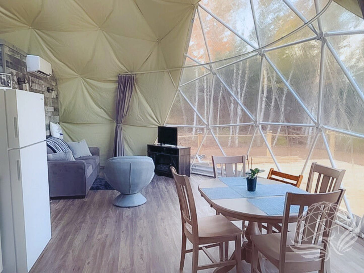 9M Deluxe Glamping Phoenyx Dome, Heavy Frame (White, Sage Green, Desert Beige) Phoenyx Domes