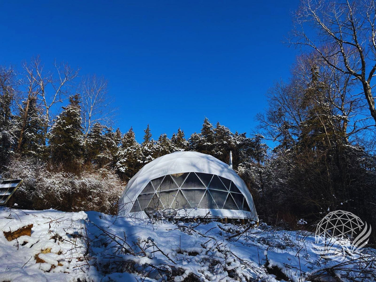 9M Deluxe Glamping Phoenyx Dome, Heavy Frame (White, Sage Green, Desert Beige) Phoenyx Domes