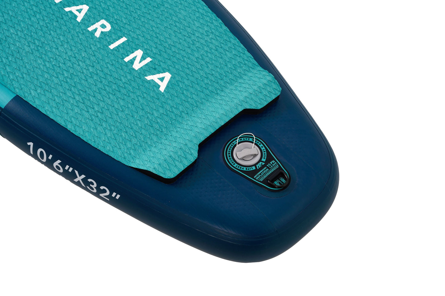 Beast (Aqua Splash) - Advanced All-around iSUP, 3.2m/15cm, with carbon/fiberglass hybrid PASTEL paddle and coil leash Aqua Marina