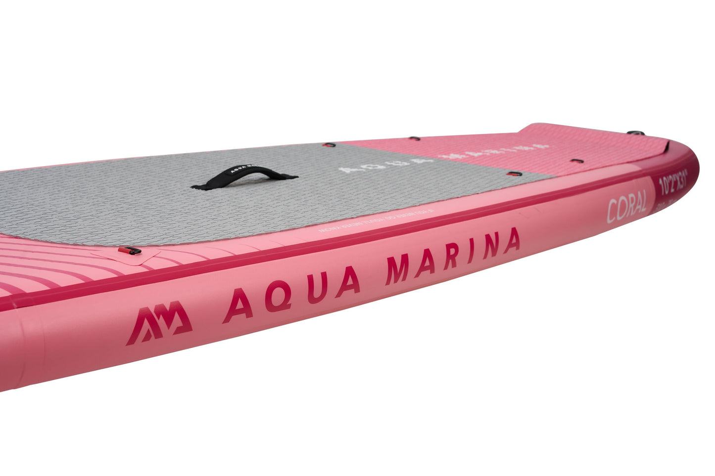 Coral (Raspberry) - Advanced All-around iSUP, 3.1m/12cm, with carbon/fiberglass hybrid PASTEL paddle, coil leash and carry strap Aqua Marina