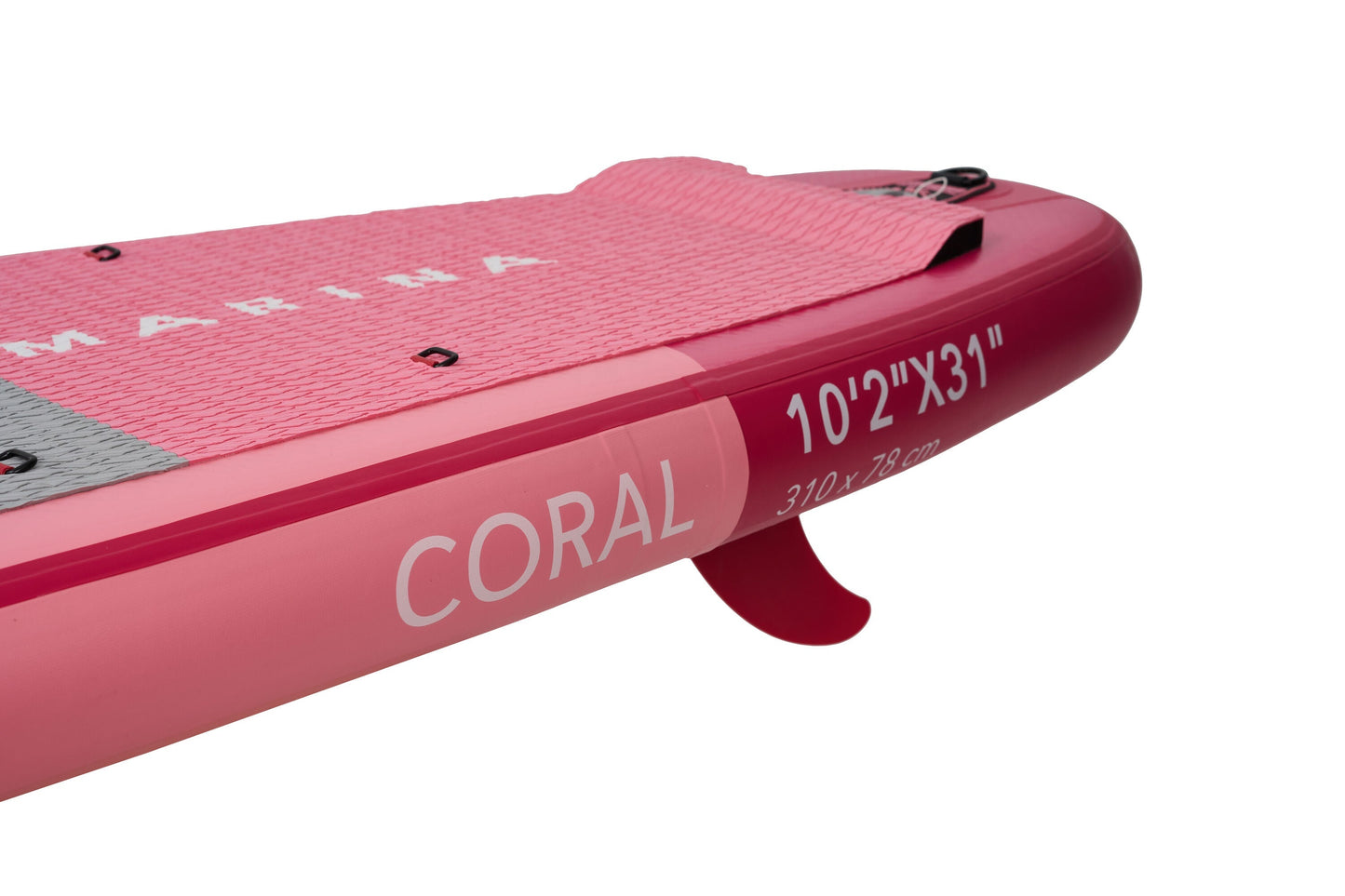 Coral (Raspberry) - Advanced All-around iSUP, 3.1m/12cm, with carbon/fiberglass hybrid PASTEL paddle, coil leash and carry strap Aqua Marina
