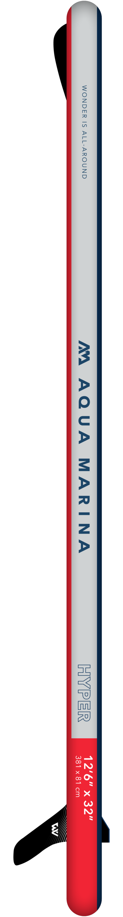 Aqua Marina Hyper 11'6" (Navy) – Touring iSUP, 3.5m/15cm, with Coil Leash Aqua Marina