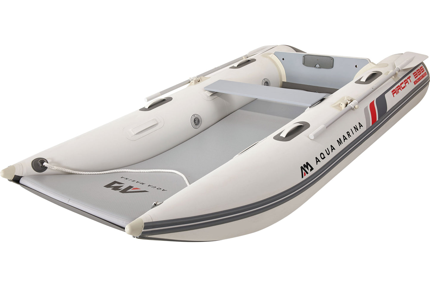 Aqua Marina Aircat, Inflatable Catamaran Boat 11-ft with DWF Air Deck Aqua Marina