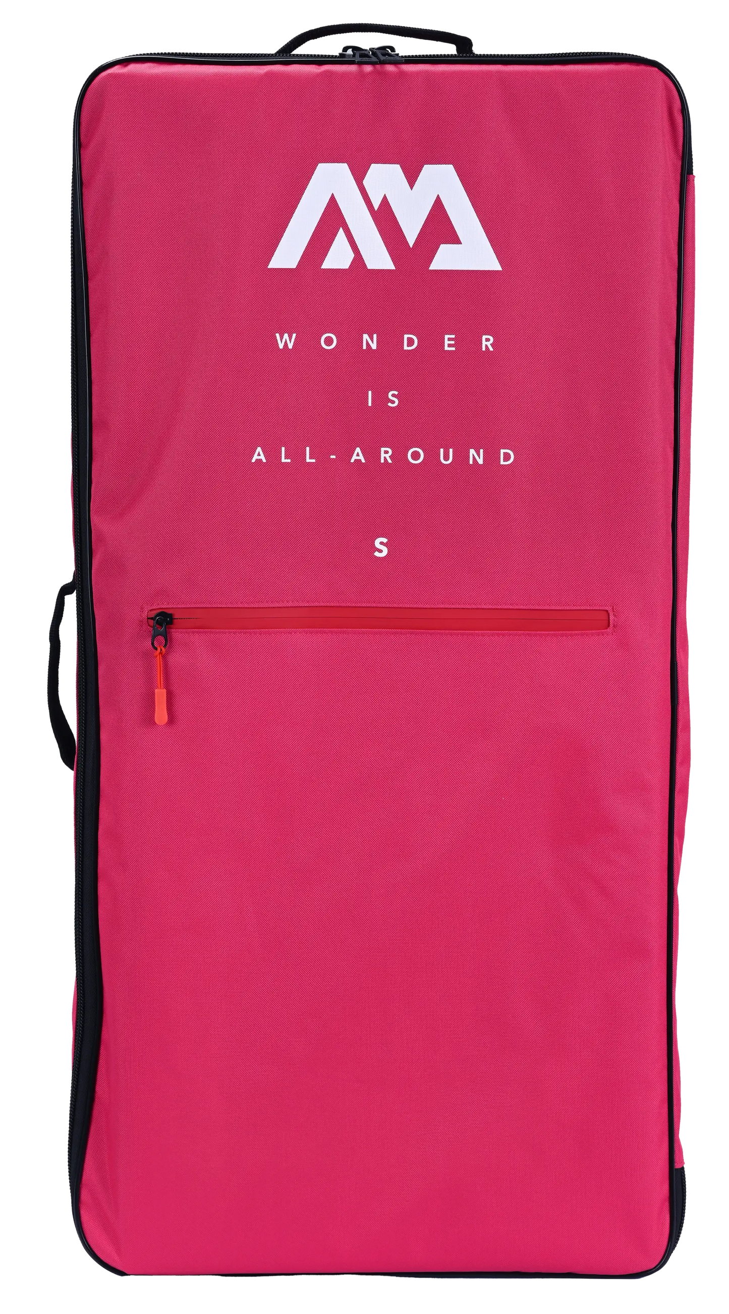 Aqua Marina Coral (Raspberry) - Advanced All-around iSUP, 3.1m/12cm, with carbon/fiberglass hybrid PASTEL paddle, coil leash and carry strap Aqua Marina