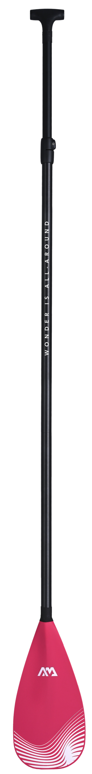Coral (Raspberry) - Advanced All-around iSUP, 3.1m/12cm, with carbon/fiberglass hybrid PASTEL paddle, coil leash and carry strap Aqua Marina