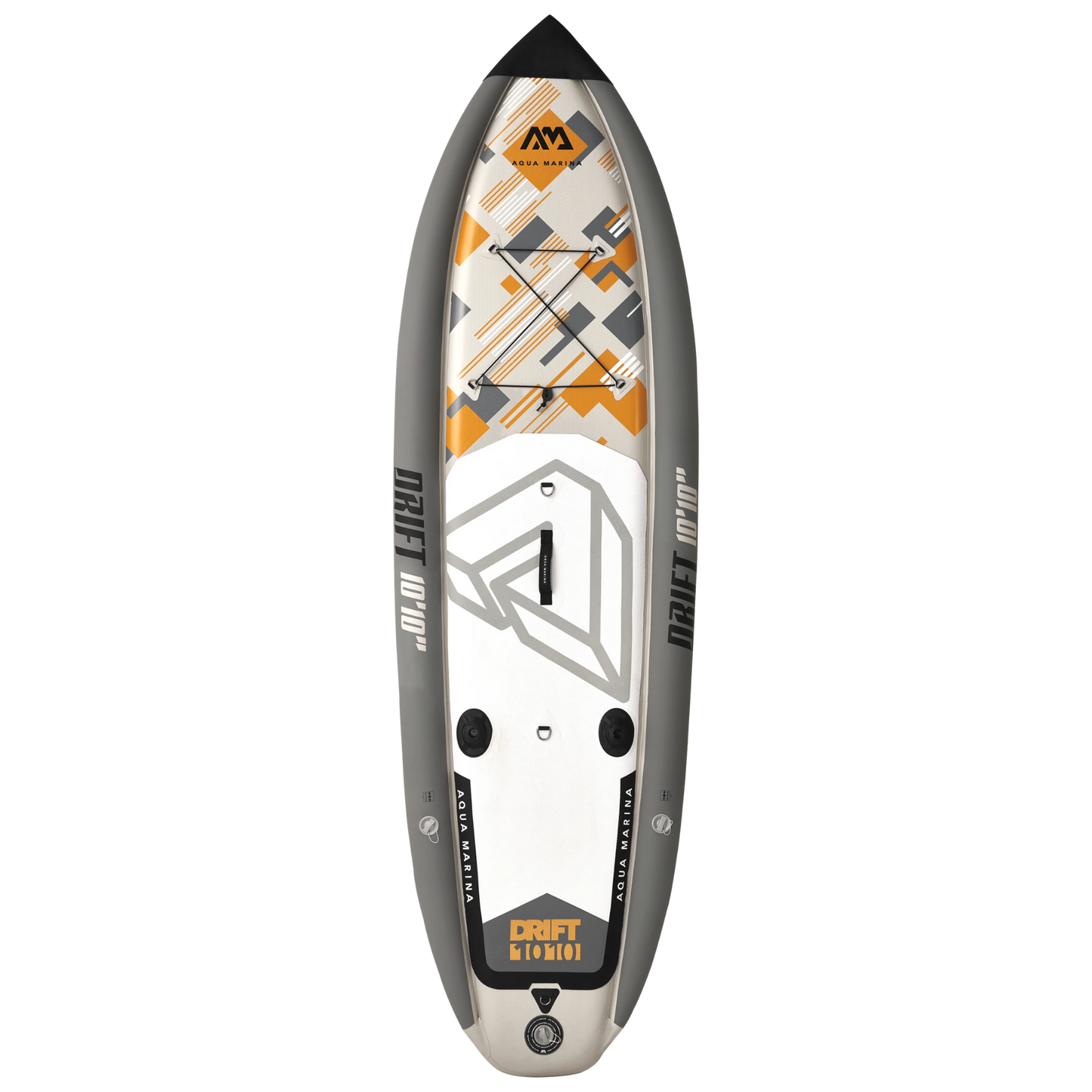 Aqua Marina Drift 10'10" ā Fishing iSUP, 3.3m/15cm, with Aluminum SPORTS III Paddle and Safety Leash (Fishing Cooler Excluded) Aqua Marina