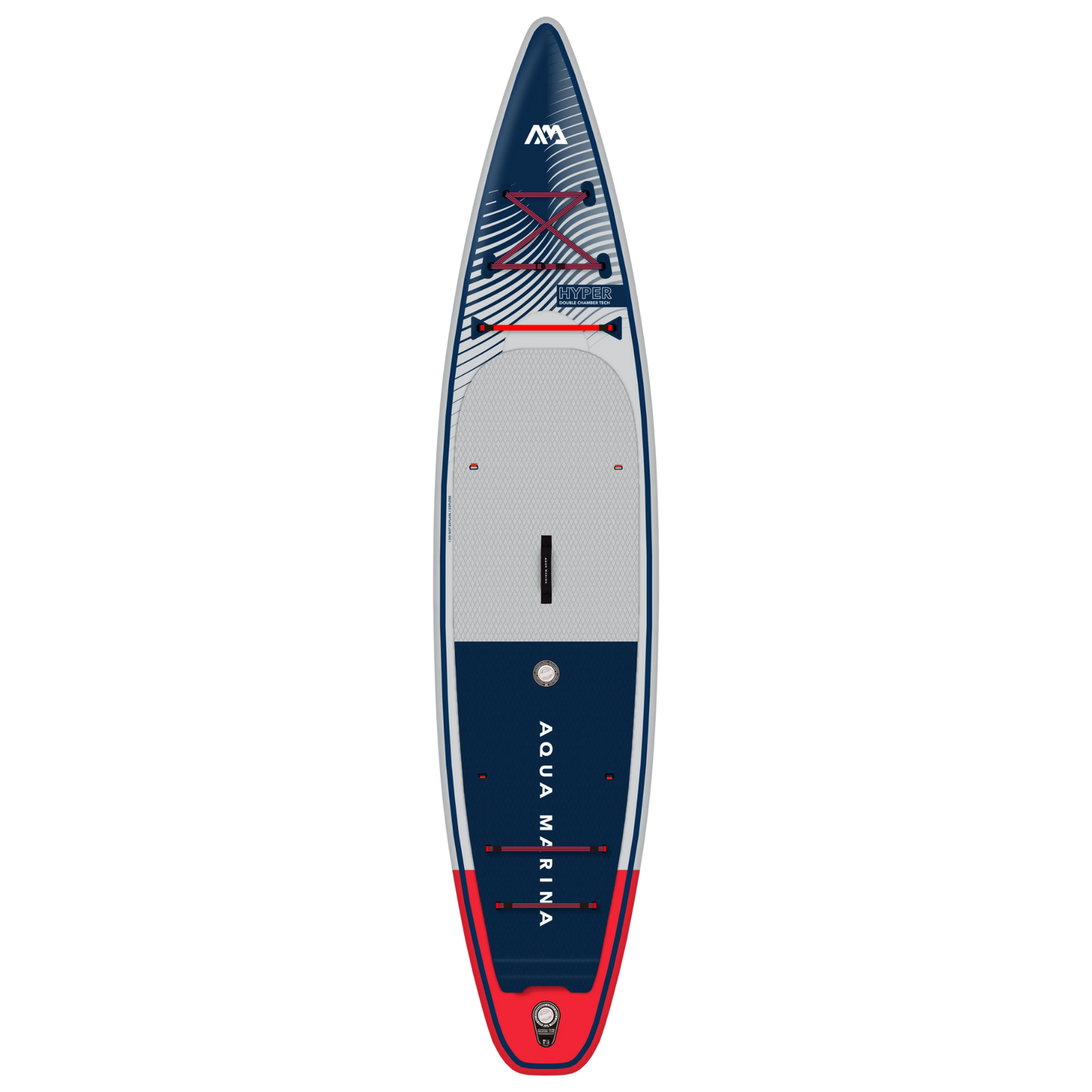 Aqua Marina Hyper 12'6" (Navy) โ Touring iSUP, 3.81m/15cm, with Coil Leash Aqua Marina
