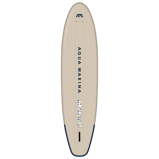 Aqua Marina Magma (Earth Wave) – Advanced All-Around iSUP, 3.4m/15cm, with Carbon/Fiberglass Hybrid PASTEL Paddle and Coil Leash Aqua Marina