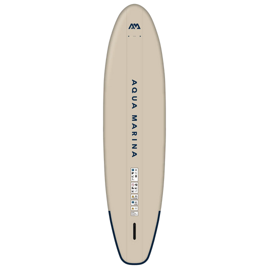 Aqua Marina Magma (Earth Wave) – Advanced All-Around iSUP, 3.4m/15cm, with Carbon/Fiberglass Hybrid PASTEL Paddle and Coil Leash Aqua Marina