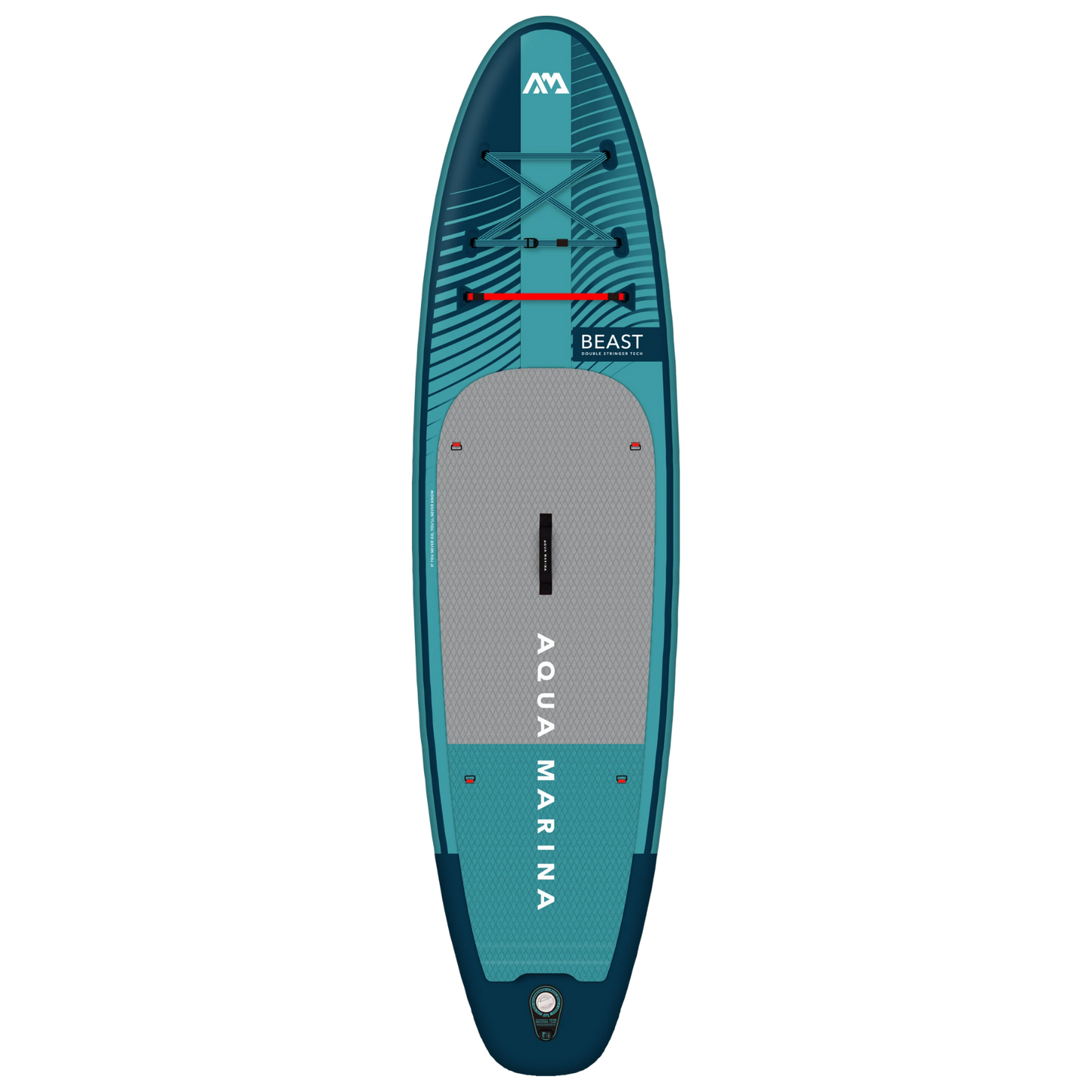 Aqua Marina Beast (Aqua Splash) - Advanced All-Around iSUP, 3.2m/15cm, with Carbon/Fiberglass Hybrid Pastel Paddle and Coil Leash Aqua Marina