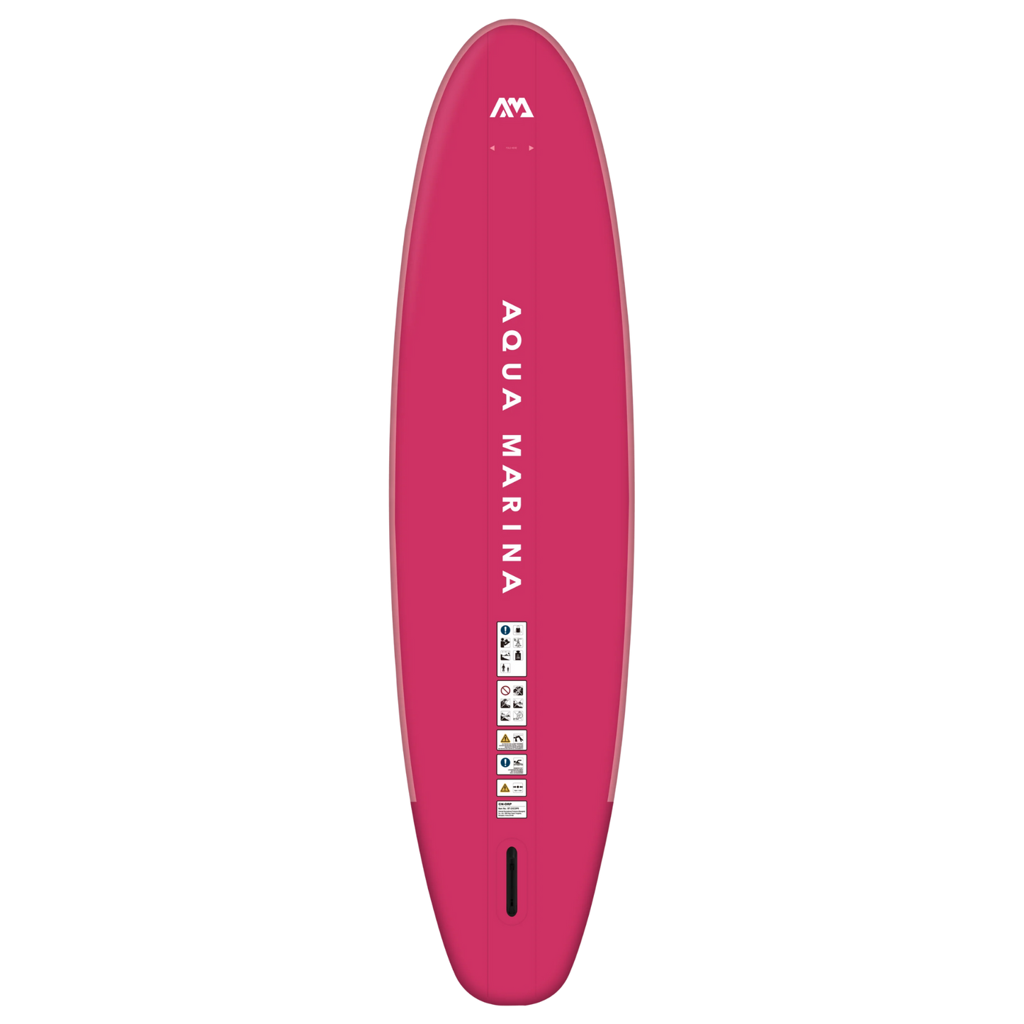 Aqua Marina Coral (Raspberry) - Advanced All-around iSUP, 3.1m/12cm, with carbon/fiberglass hybrid PASTEL paddle, coil leash and carry strap Aqua Marina