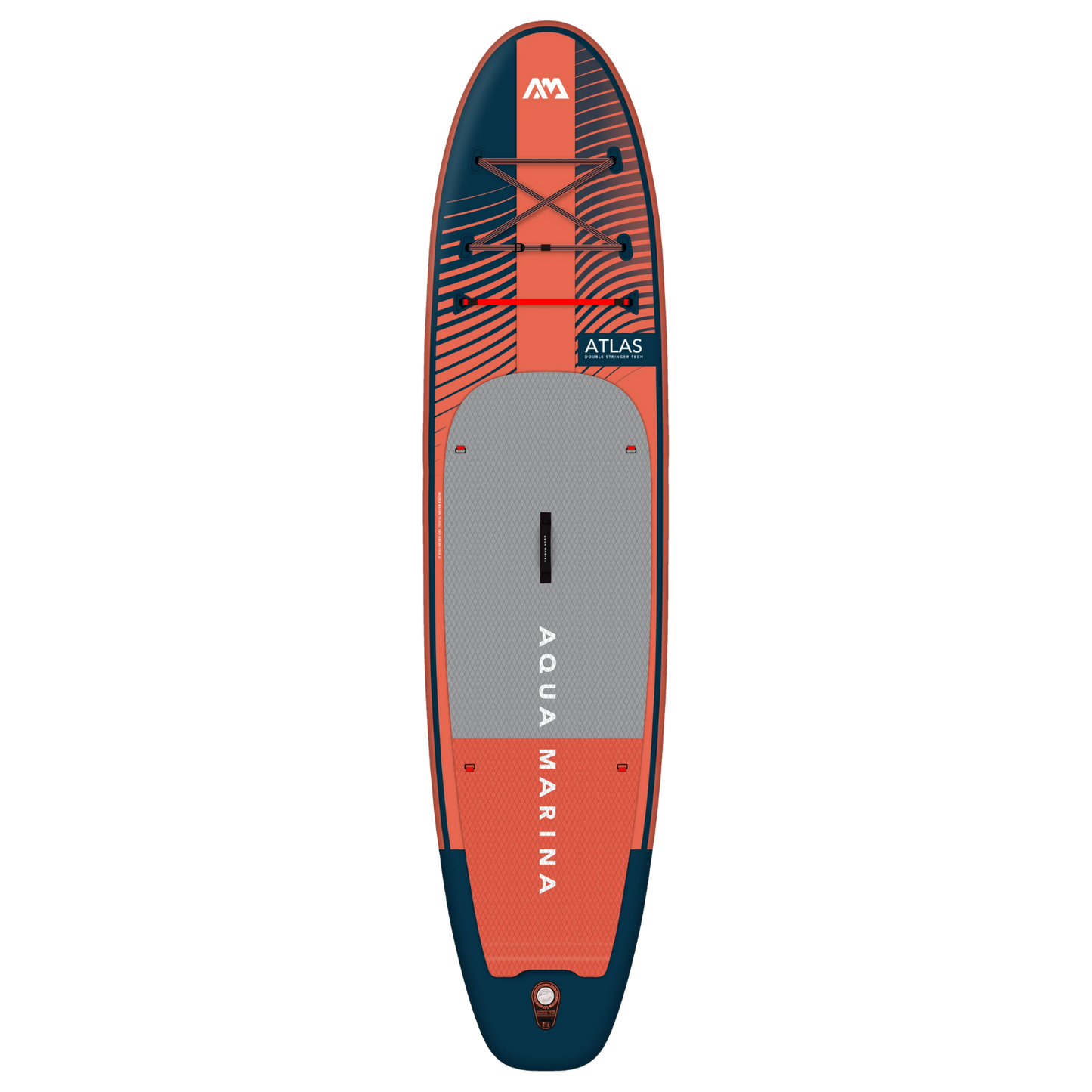 Aqua Marina Atlas (Sky Glider) – Advanced All-Around iSUP, 3.66m/15cm, with Carbon/Fiberglass Hybrid PASTEL Paddle and Coil Leash Aqua Marina
