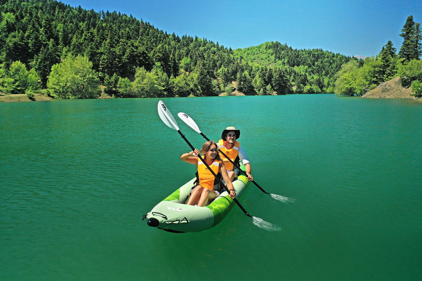 Aqua Marina Betta-412: Inflatable 2-Person Kayak for Recreational Paddling Aqua Marina
