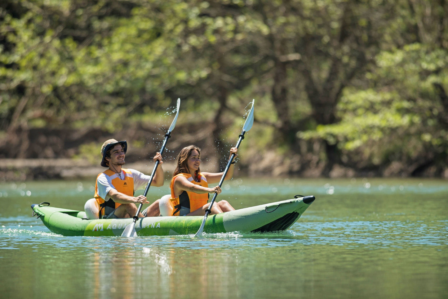 Aqua Marina Betta-412: Inflatable 2-Person Kayak for Recreational Paddling Aqua Marina