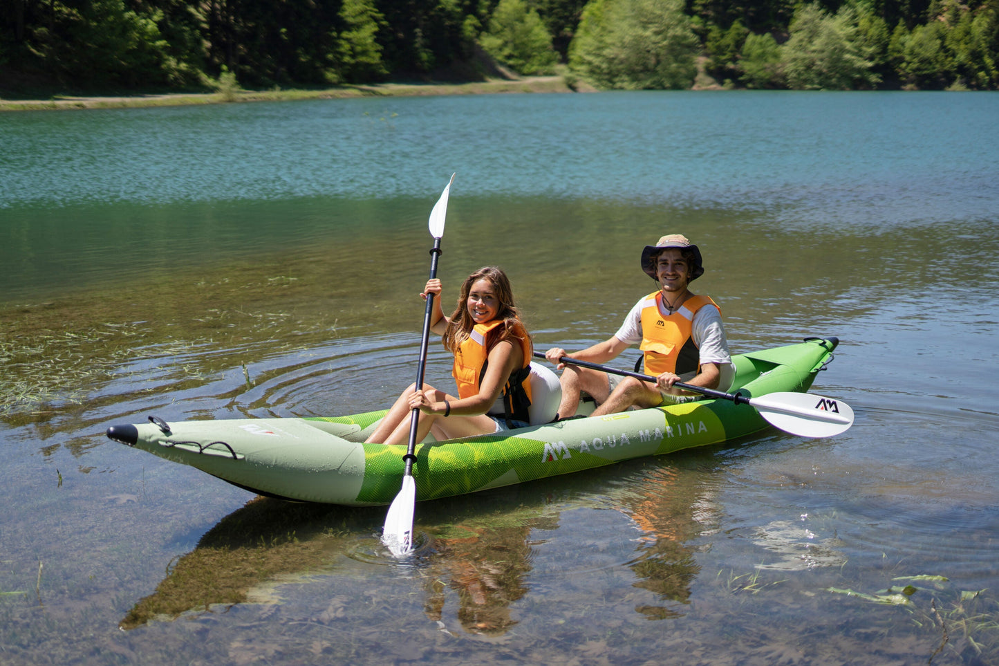 Aqua Marina Betta-412: Inflatable 2-Person Kayak for Recreational Paddling Aqua Marina