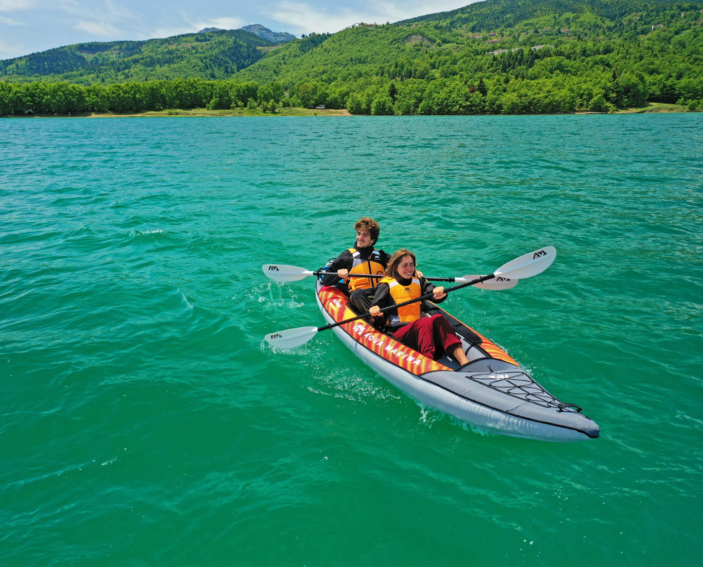Aqua Marina Memba-390: High-Performance 2-Person Touring Kayak for Long-Distance Adventures Aqua Marina