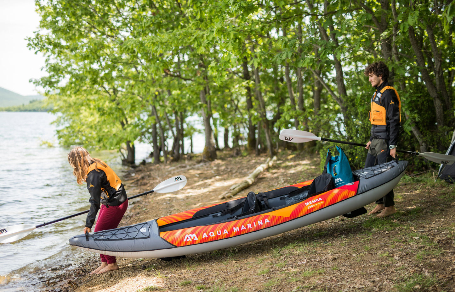 Aqua Marina Memba-390: High-Performance 2-Person Touring Kayak for Long-Distance Adventures Aqua Marina