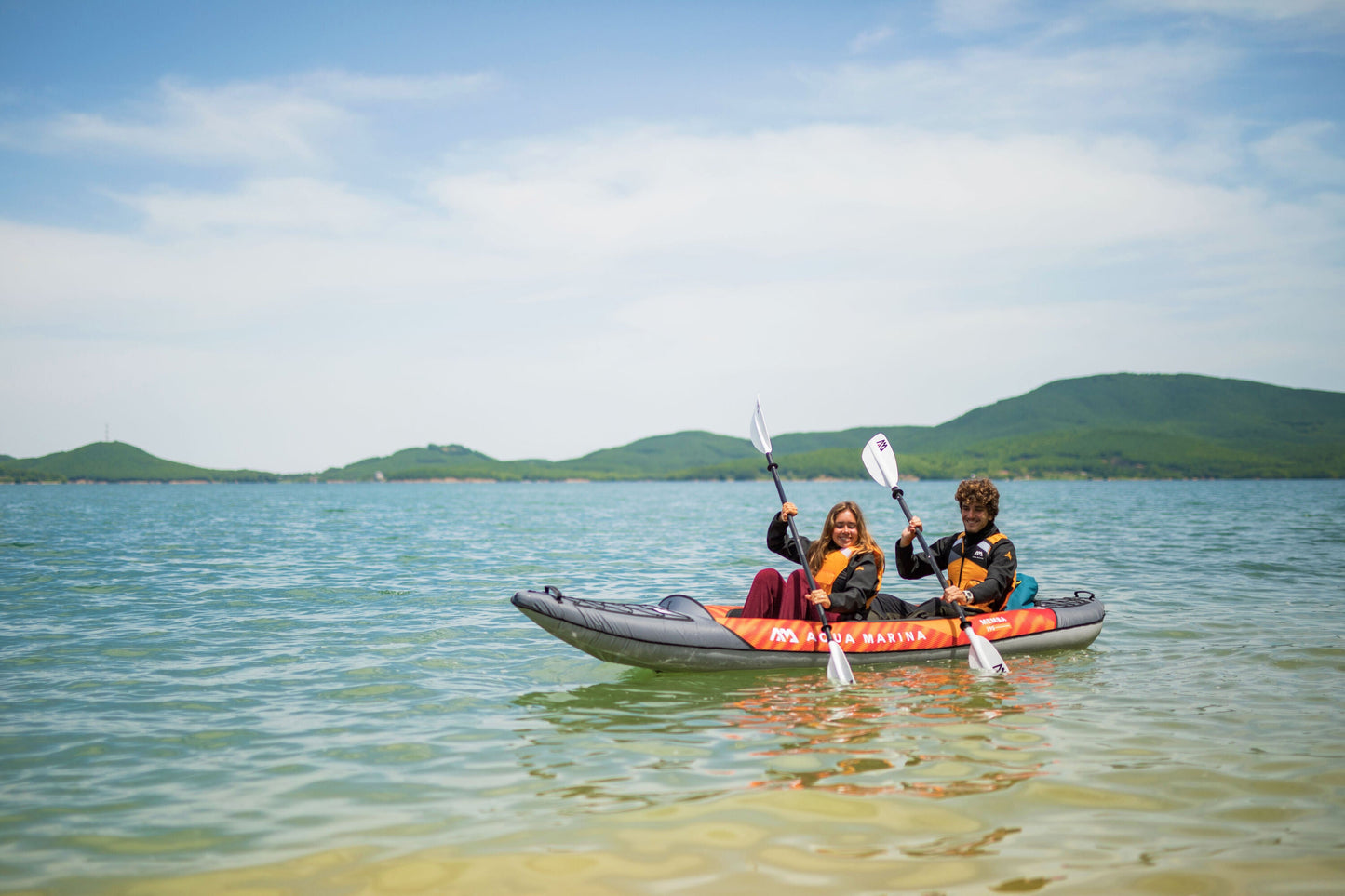Aqua Marina Memba-390: High-Performance 2-Person Touring Kayak for Long-Distance Adventures Aqua Marina