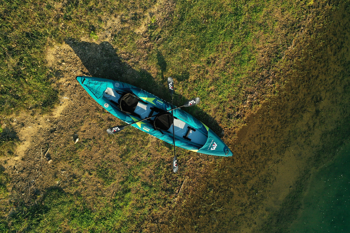 Aqua Marina Steam-412: Versatile Touring & Whitewater Kayak for Tandem Adventures Aqua Marina