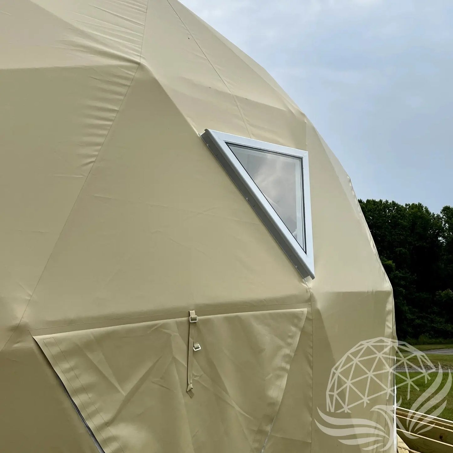 6M Deluxe Glamping Phoenyx Dome, Medium Frame (White, Sage Green, Desert Beige) Phoenyx Domes