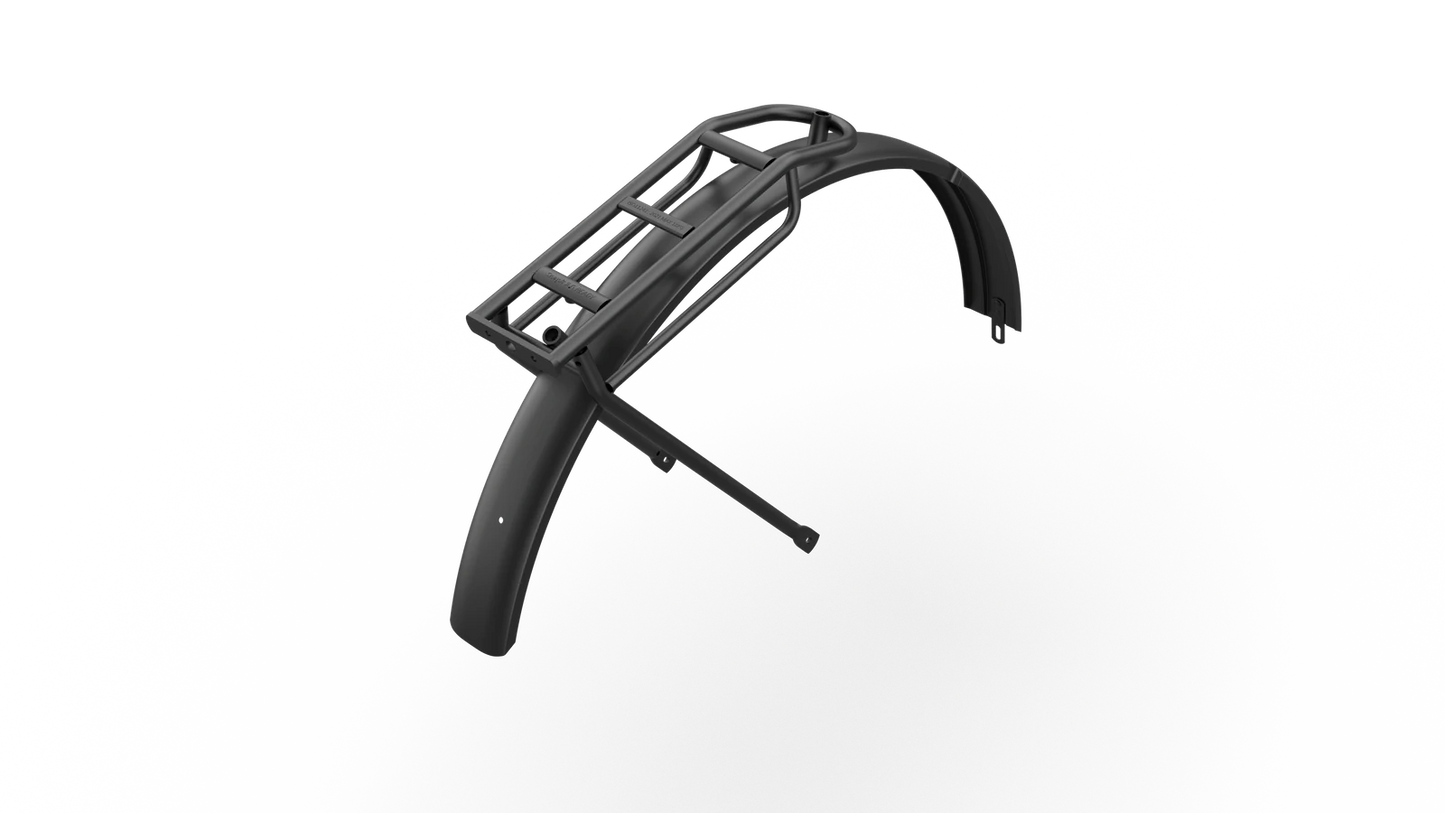n+ | Mercedes AMG F1® Bikes Rear Fender with Pannier Track/Rallye/City Edition eBikes n+ | Mercedes AMG F1® Bikes