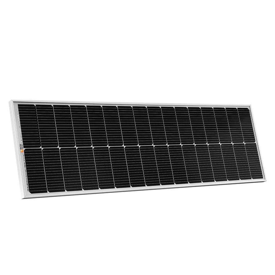 MEGA 100 SLIM | 100 Watt Slim Solar Panel | Compact 12V Off-Grid Narrow Solar Panel for Campers, Overlanders, Boats | 25-Year Output Warranty | UL Certified Rich Solar