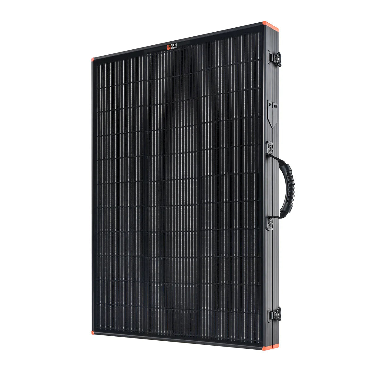 MEGA 200 Portable Briefcase Solar Panel | 200 Watt Portable Solar Panel | Powerful 12V Portable Solar Panel for Generators, Power Stations, Campers | High Efficiency Rich Solar