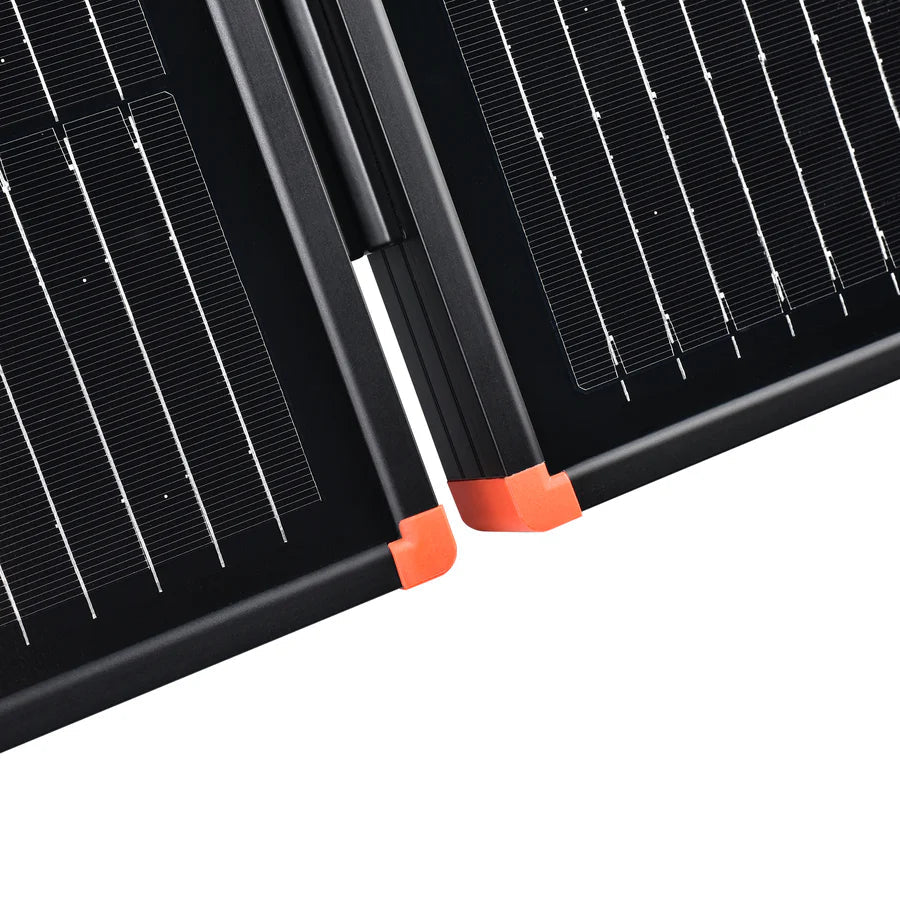 MEGA 200 Portable Briefcase Charging Kit | 200 Watt Portable Solar Panel | Premium 12V Portable Solar Panel for Generators, Vans, Campers | High Efficiency Rich Solar