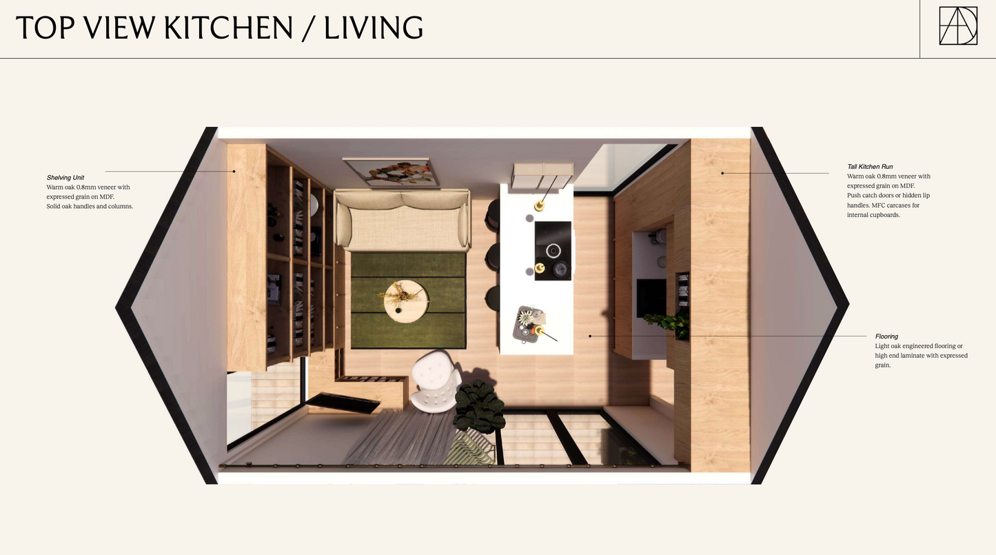 Anna Modular Home Offset Living