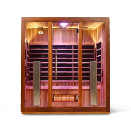 4 Person Full Spectrum "Smart" Infrared Sauna with WiFi Control & Full Spectrum Heating Health Smart