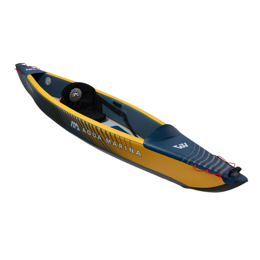 Aqua Marina Tomahawk AIR-K 375 High-Pressure Speed Kayak – 1-Person Touring Performance Kayak (DWF Deck, Paddle Excluded) Aqua Marina