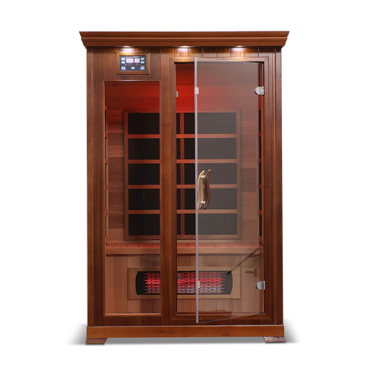 2 Person Full Spectrum Infrared Sauna with PureCarbon Heating & Canadian Wood Health Smart