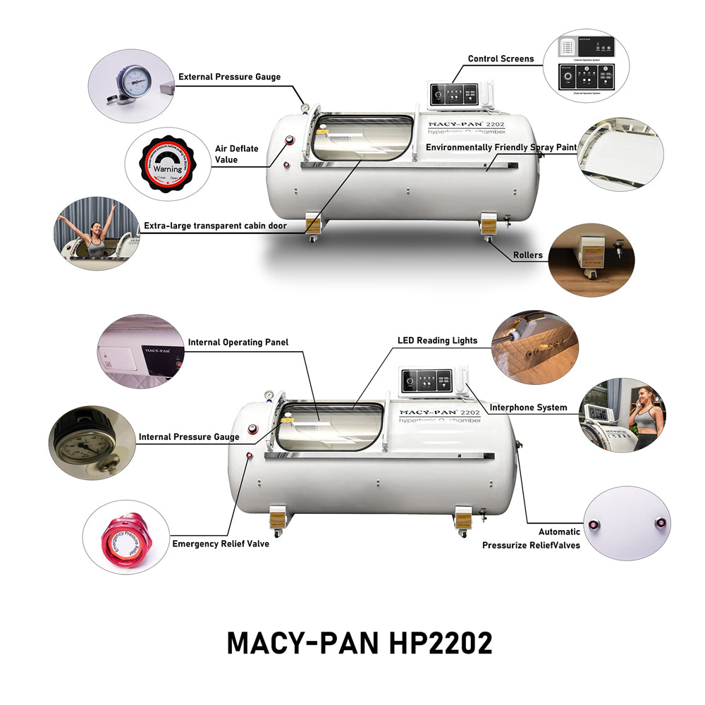 HP2202 Hard Lying Hyperbaric Oxygen Chamber | 2.0 ATA Nature Escape HQ