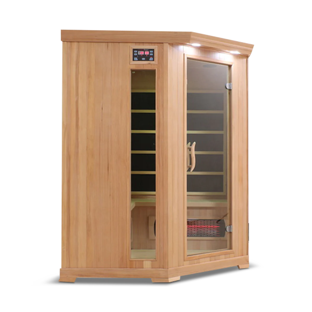 4 Person Full Spectrum Corner Infrared Sauna Health Smart