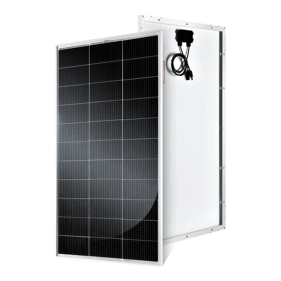 MEGA 150 | 150 Watt Solar Panel | Lightweight 12V Off-Grid Solar Panel for RVs, Cabins, Boats | 25-Year Output Warranty | UL Certified Rich Solar