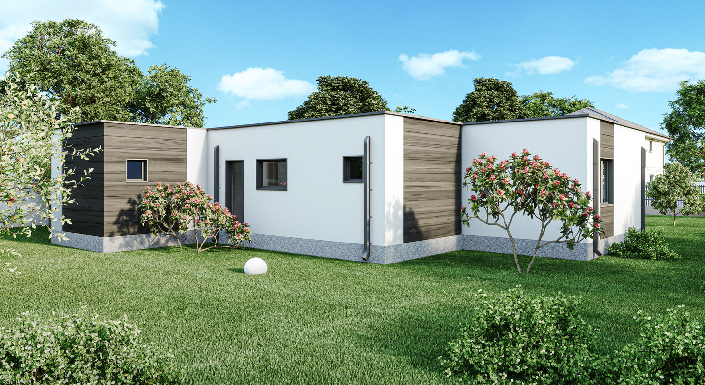 Urbana Casa Trio – 3 -Bedroom Luxury Modular Home Offset Living