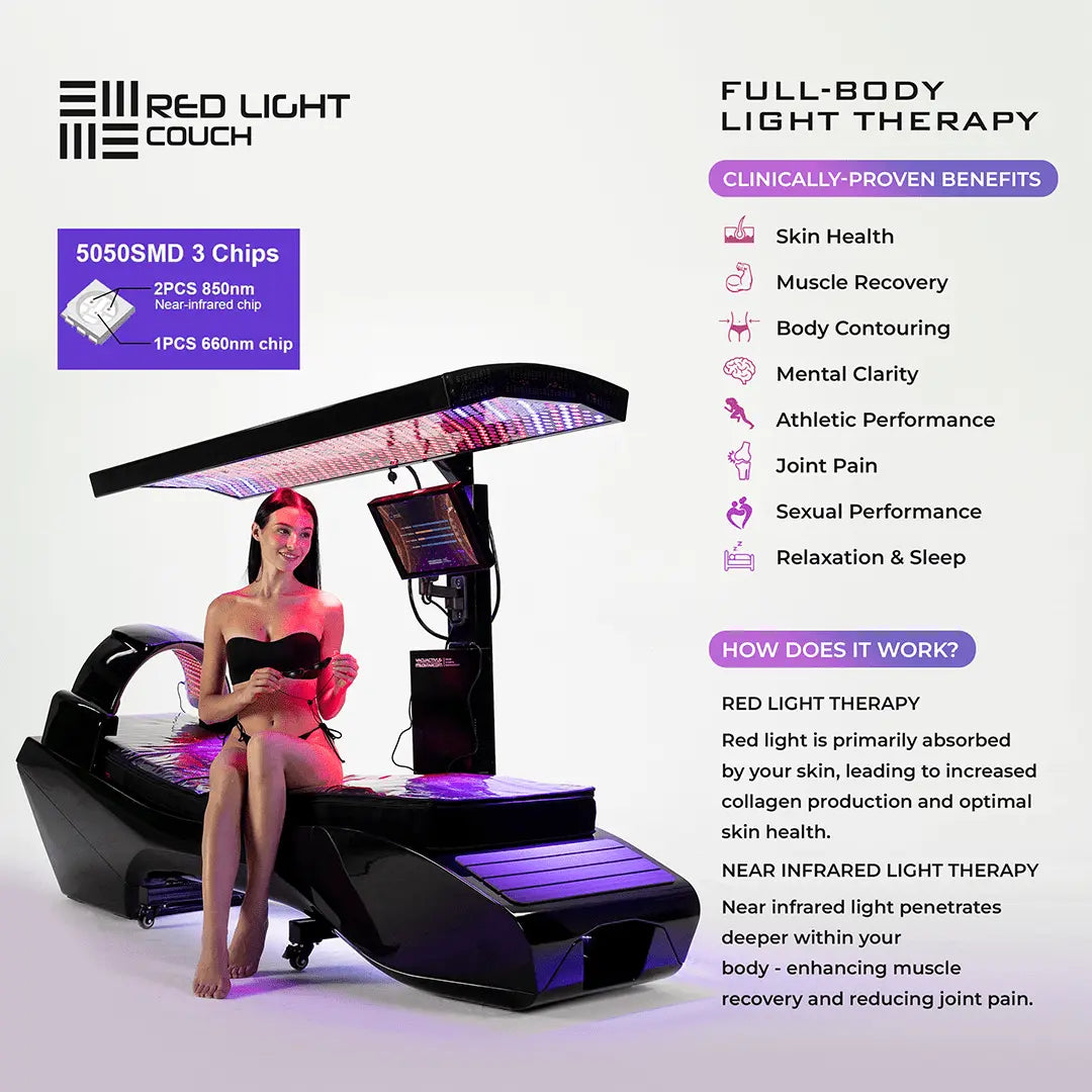 InfraCouch Red Light Therapy Bed The Recovery Outlet